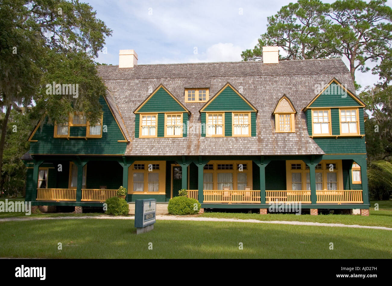Moss Cottage Jekyll Island Stock Photos Moss Cottage Jekyll