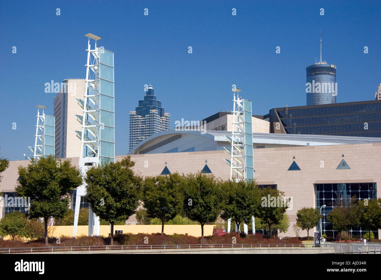 The Philips Arena in Atlanta Georgia Stock Photo