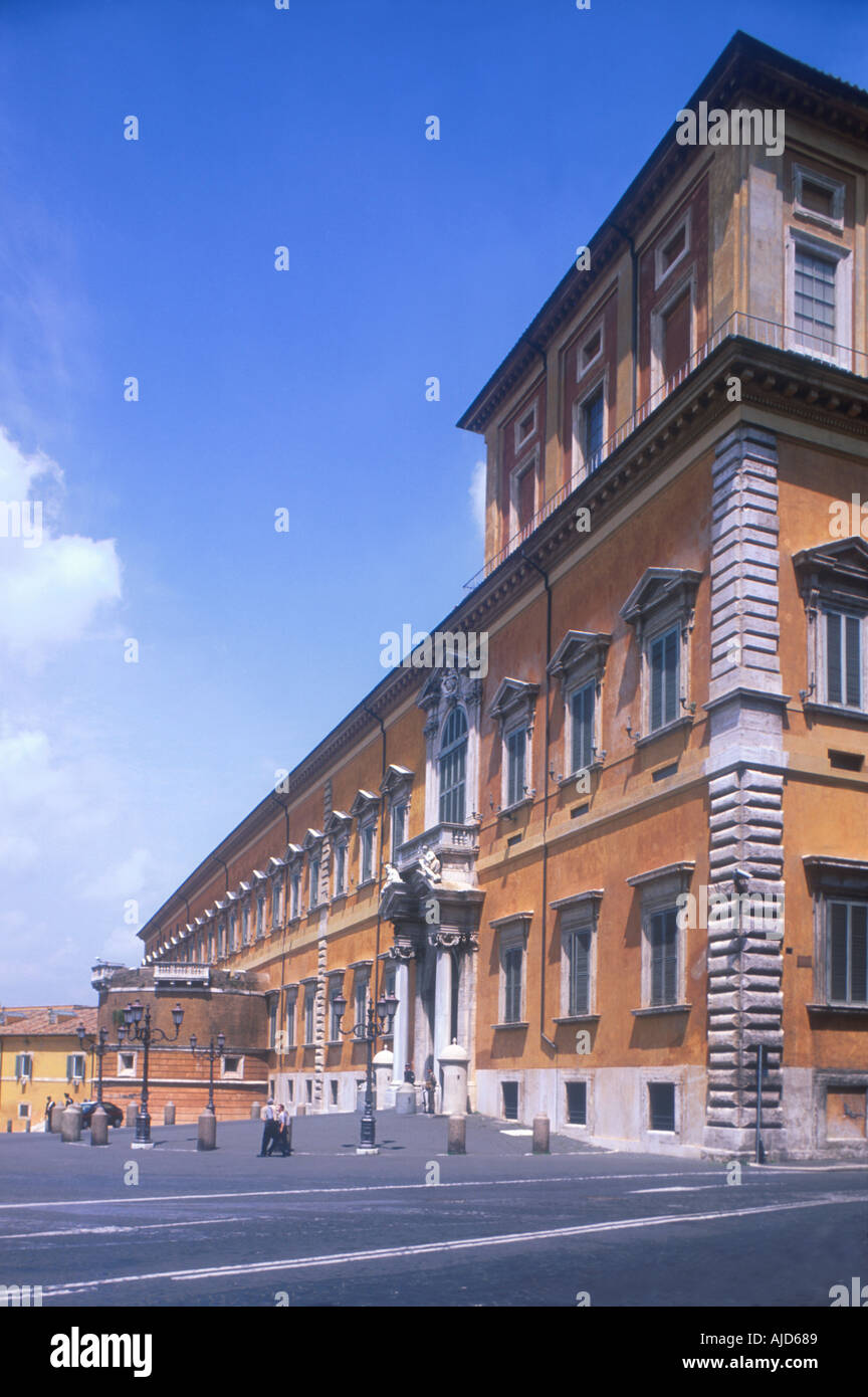 Quirinal Palace seat of th Italian President Rome Italy Europe  Stock Photo