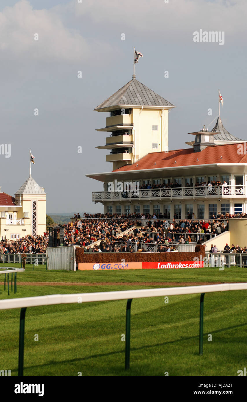 Towcester Racecourse, Northamptonshire, England, UK Stock Photo