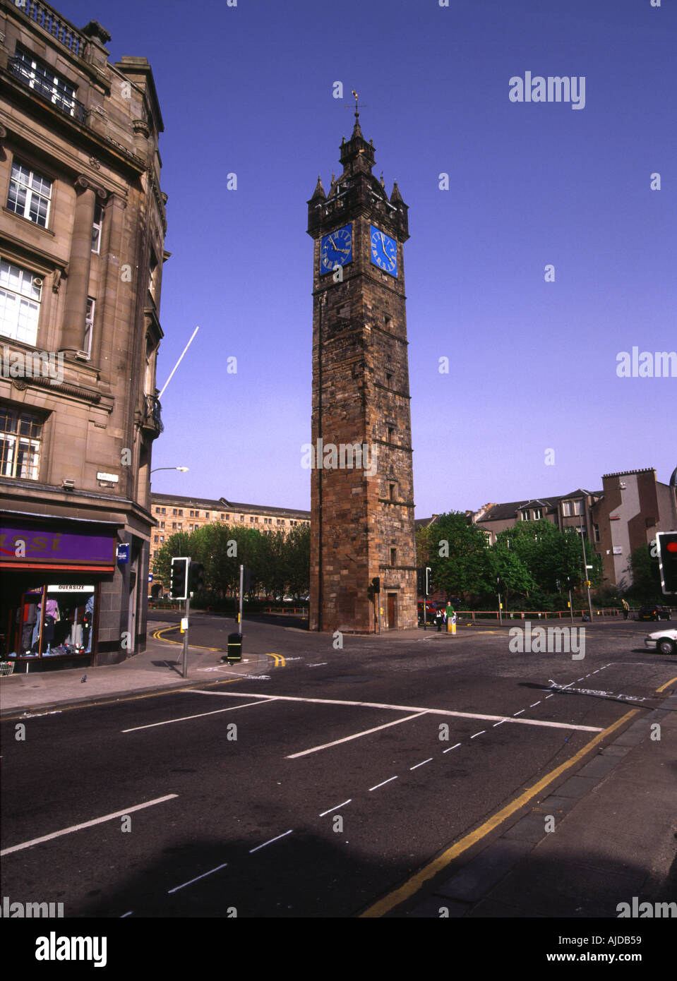 dh TRONGATE GLASGOW Tollbooth clock tower steeple scotland toll booth