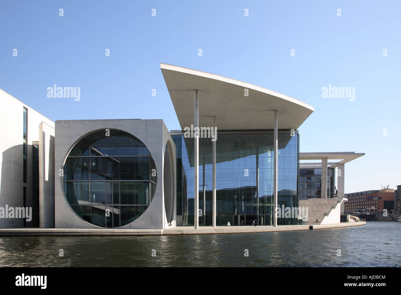 Berlin Spree Marie Elisabeth Lueders Haus House Stock Photo