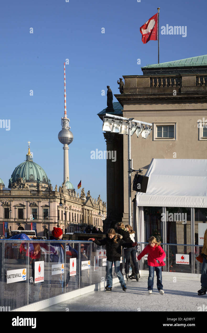 Berlin Mitte Bebelplatz Bebel Platz Square Stock Photo