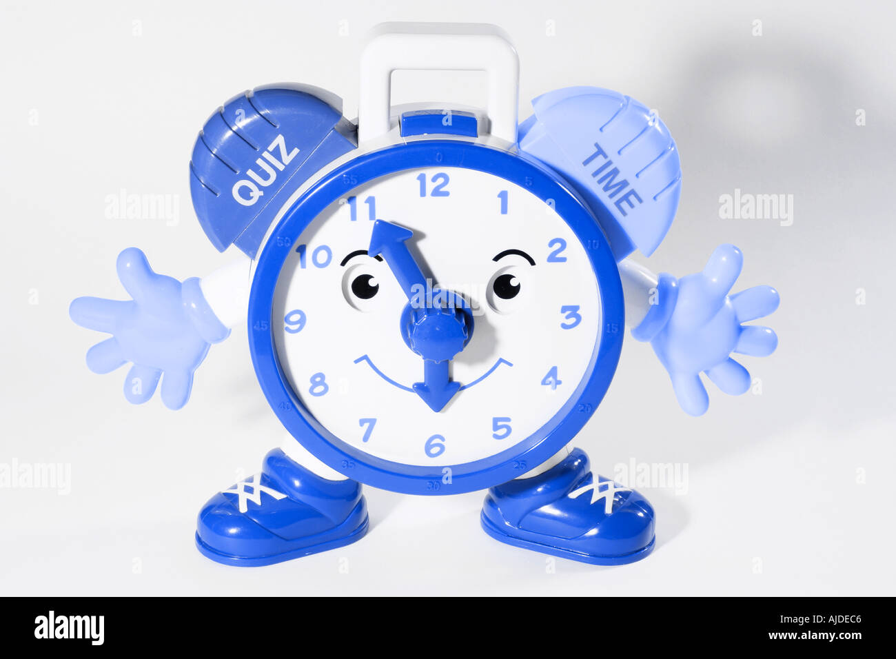 Toy Clock Stock Photo