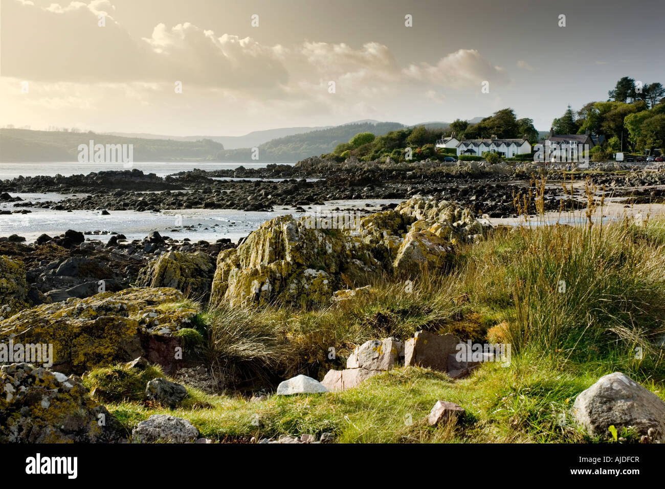 Rockcliffe, a town on the Solway Coast, near Dalbeattie, Dumfries and