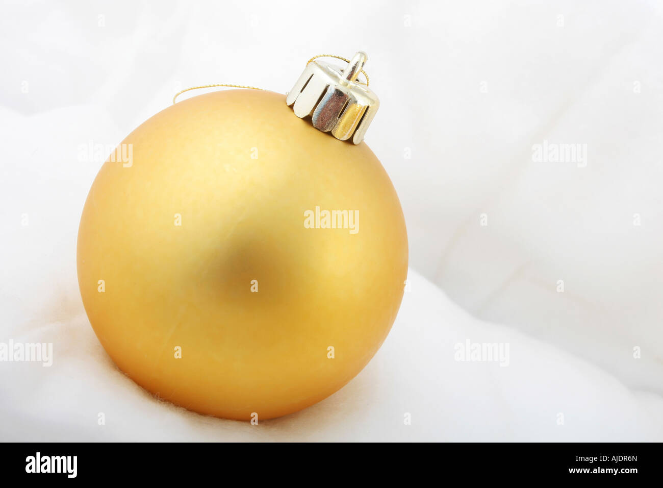 golden christmas ornament Stock Photo