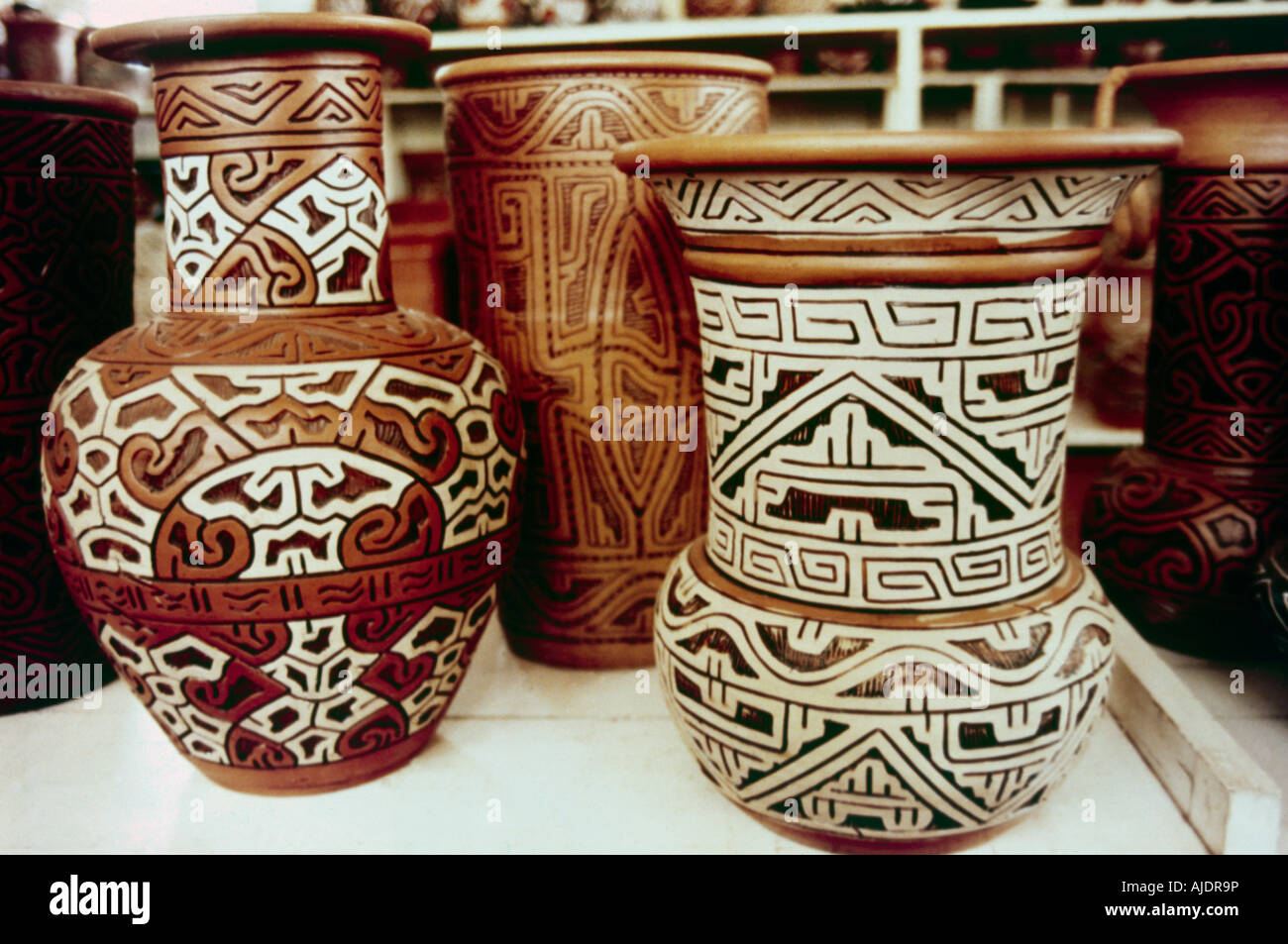 Brazil Pottery Vases Stock Photo