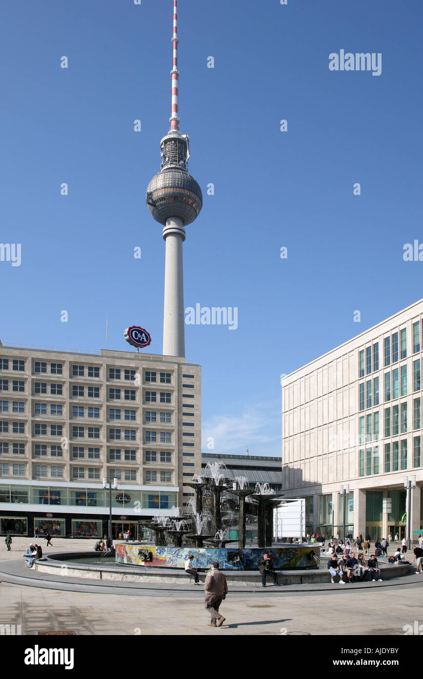 Berlin Alexanderplatz Alexander Platz Place Square Televisiontower ...