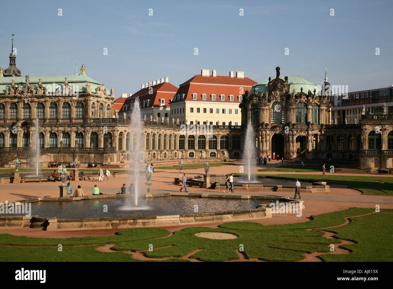 Sachsen Saxony Dresden Zwinger Glockenspielpavillon Glockenspiel