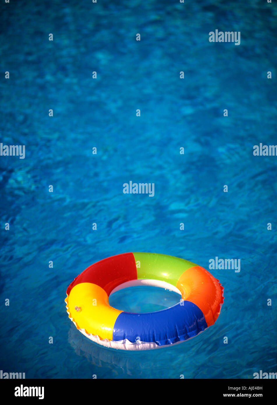 inflatable swim ring Stock Photo - Alamy