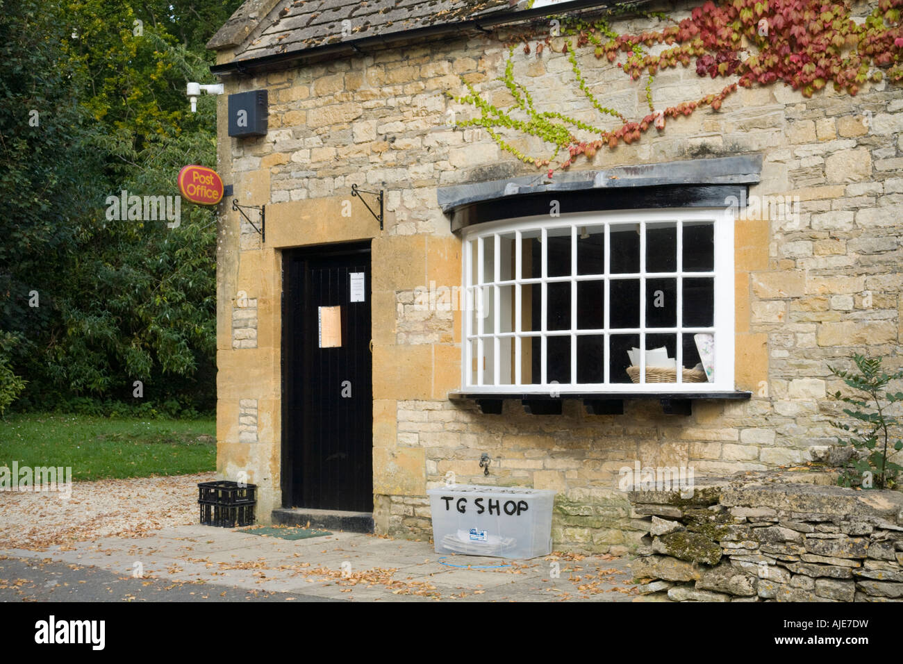 The Post Office and shop in the Cotswold village of Temple Guiting