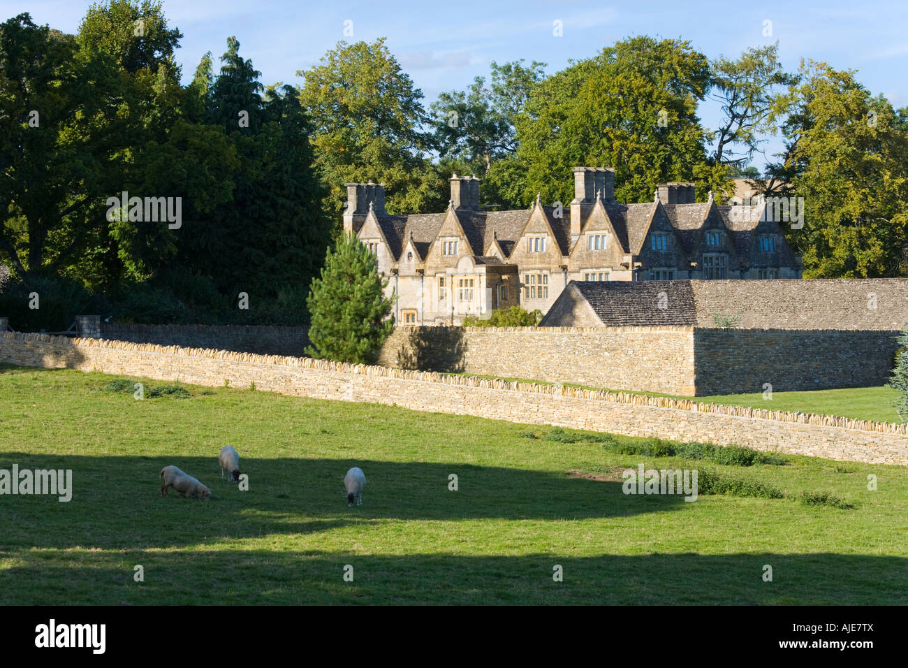 The Lords of the Manor Hotel in the Cotswold village of Upper Slaughter, Gloucestershire UK Stock Photo