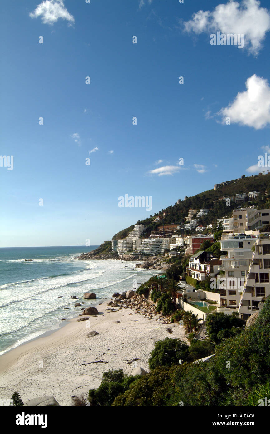 Cape Town South Africa Seaside town of Clifton Luxury Apartments Stock