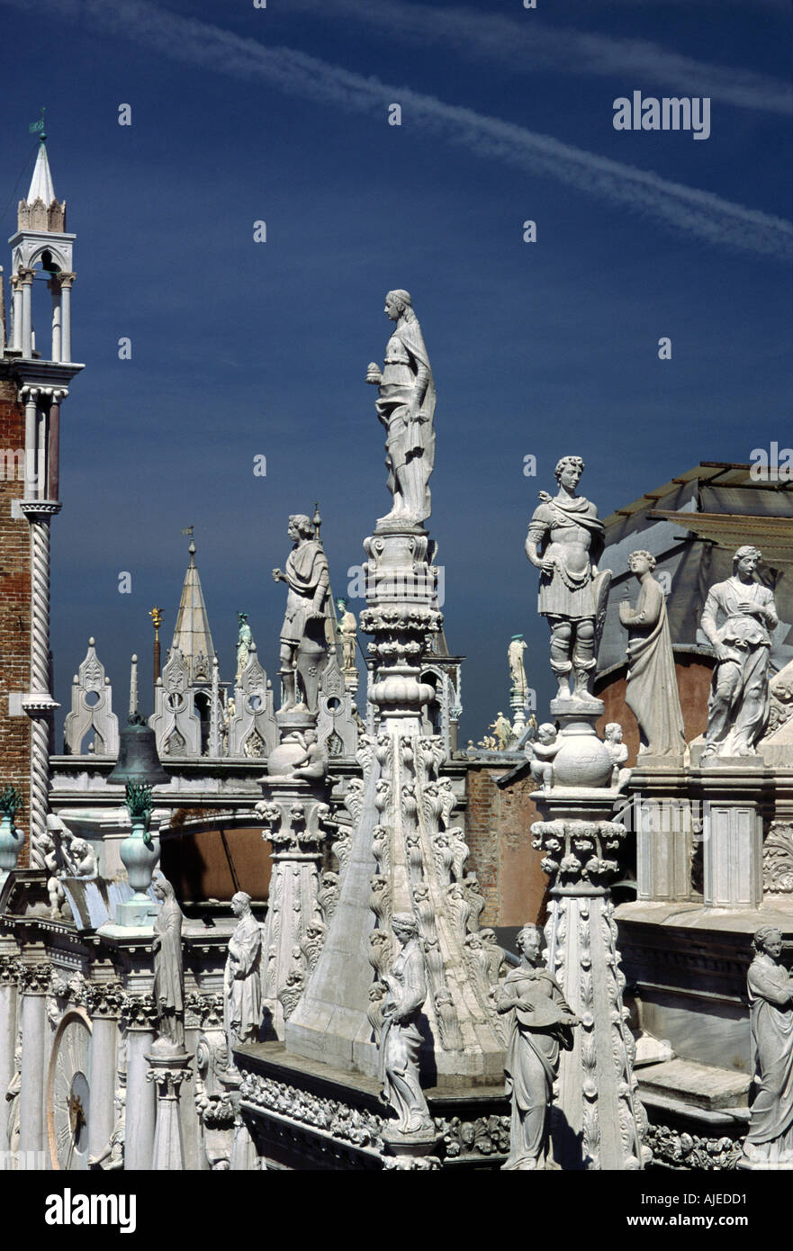 Roof of St Mark's Cathedral Venice Stock Photo