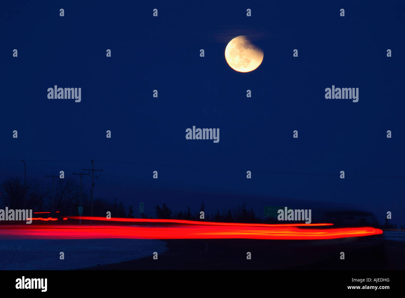 partial eclipse of the moon uk