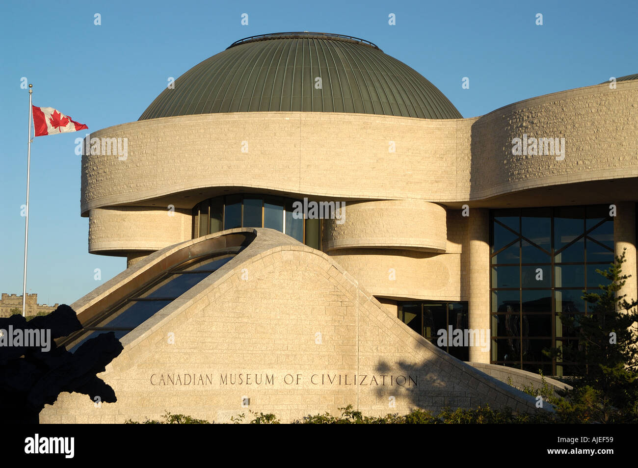 Canadian Museum of Civilization building Stock Photo