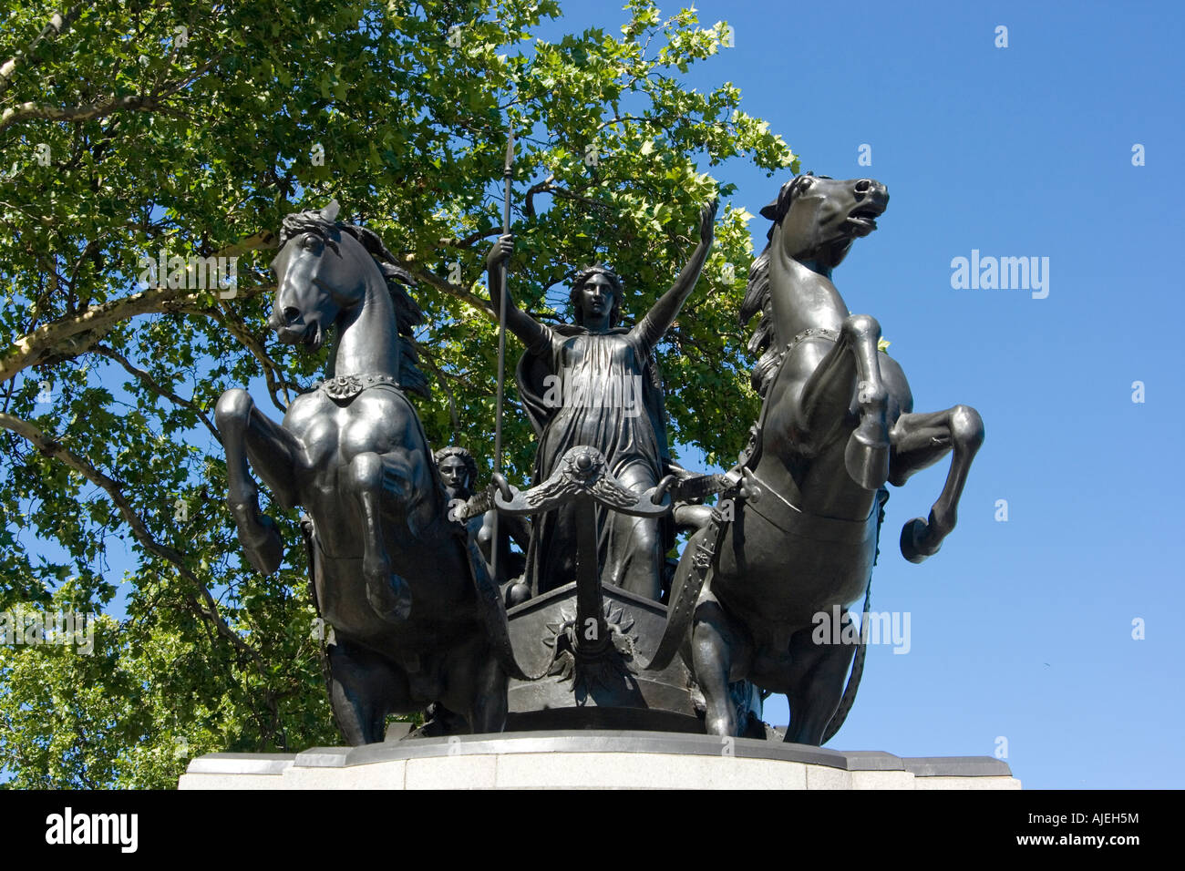 Boadicea Statue Westminster Bridge London Stock Photo - Alamy