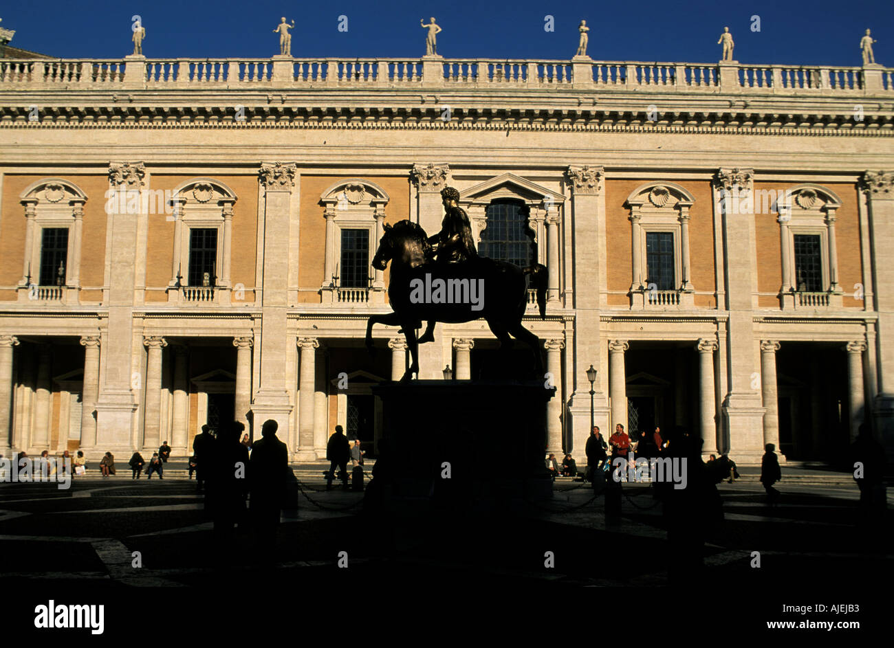 Rome piazza dei campidoglio Stock Photo - Alamy