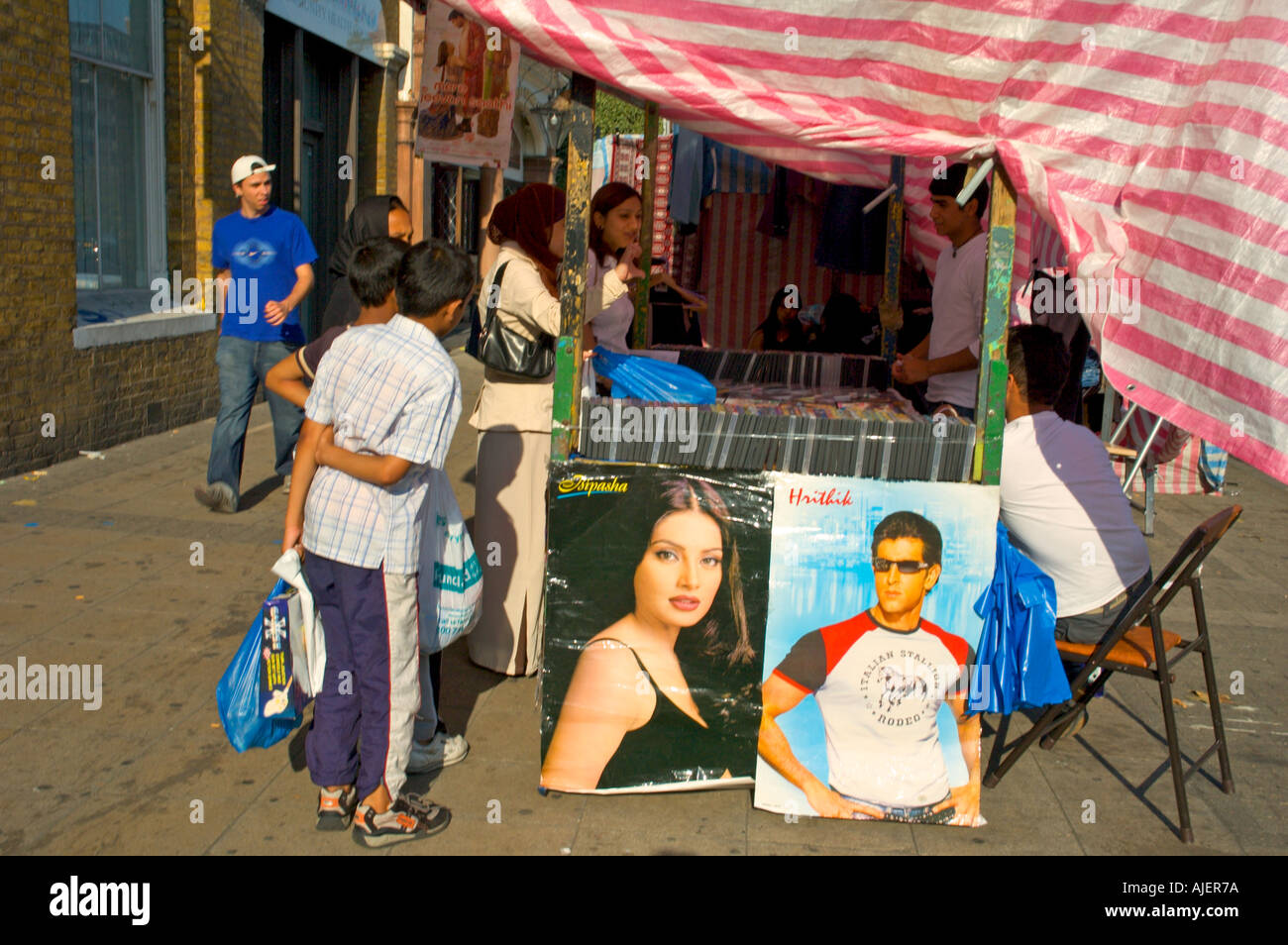 Whitechapel market east London England UK Stock Photo