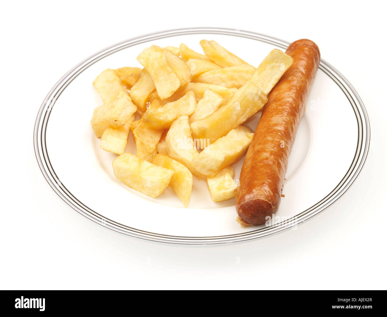 Jumbo sausage and chips hires stock photography and images Alamy