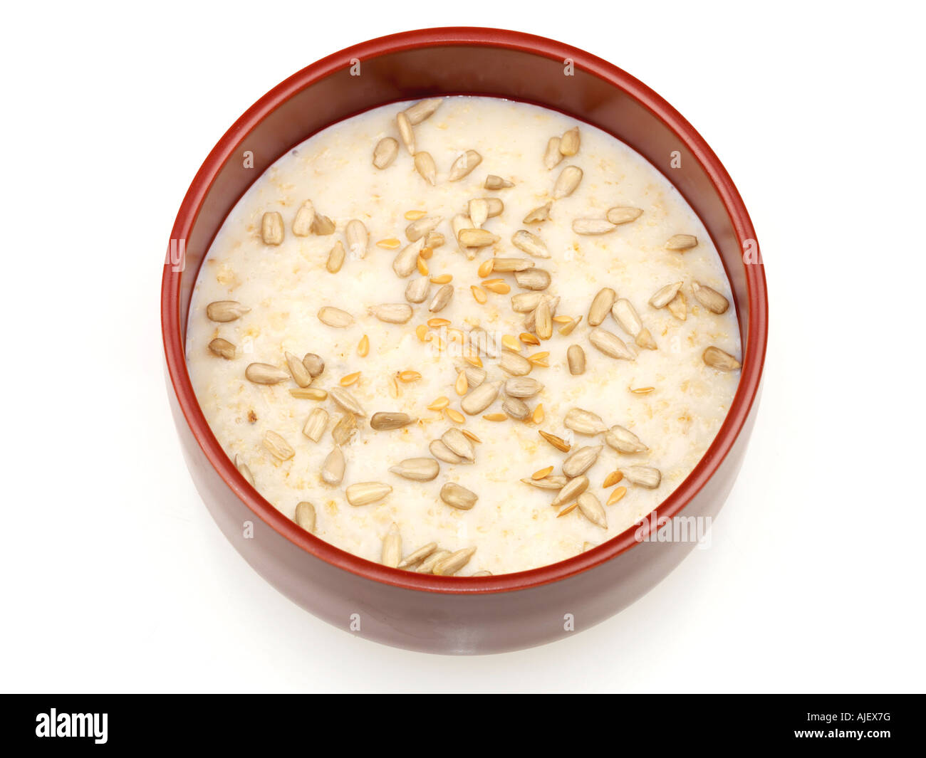 Porridge with Sunflower Seeds Stock Photo Alamy