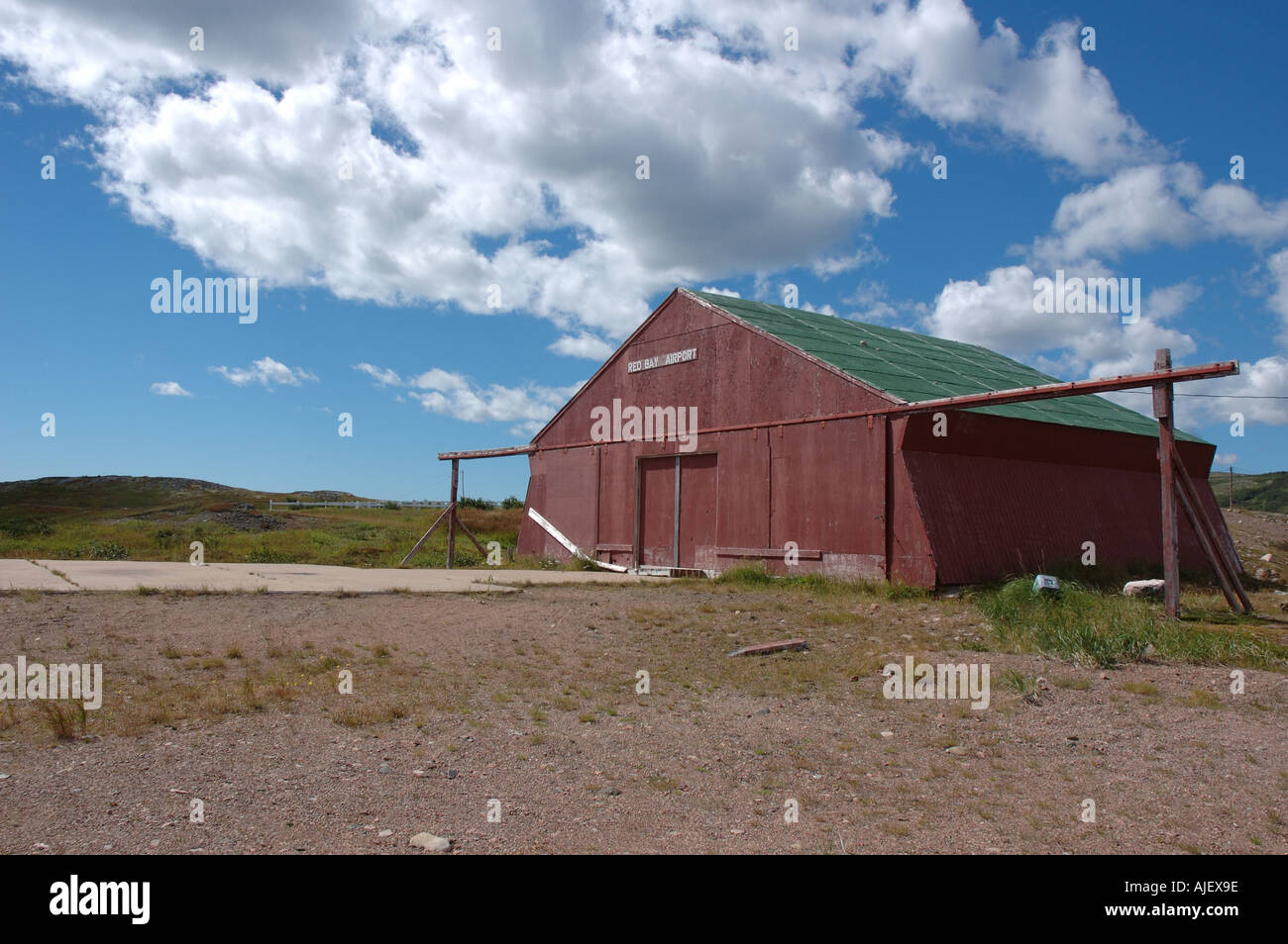 Red Bay airport, Labrador, Canada Stock Photo Alamy