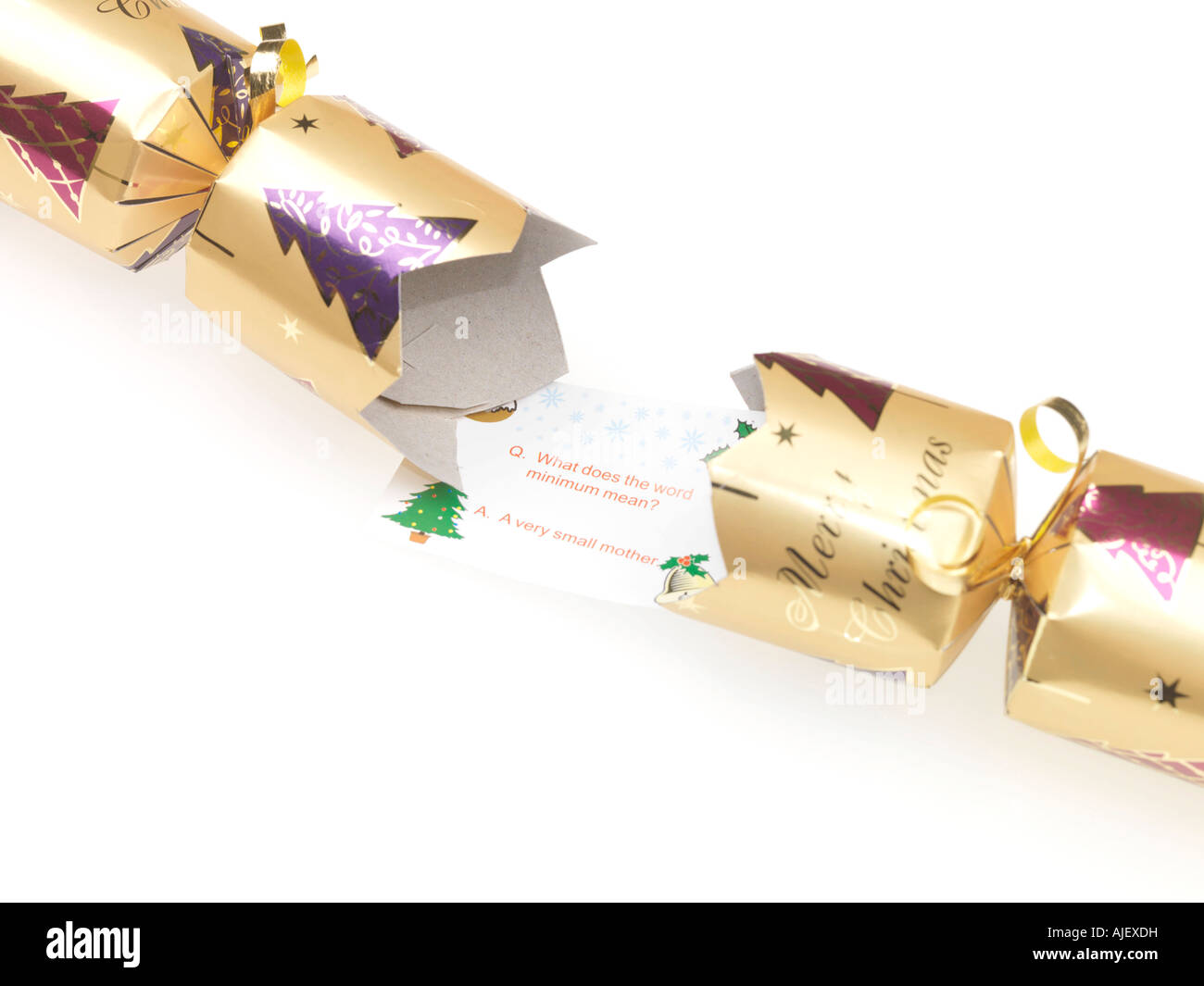 Christmas cracker jokes hi-res stock photography and images - Alamy
