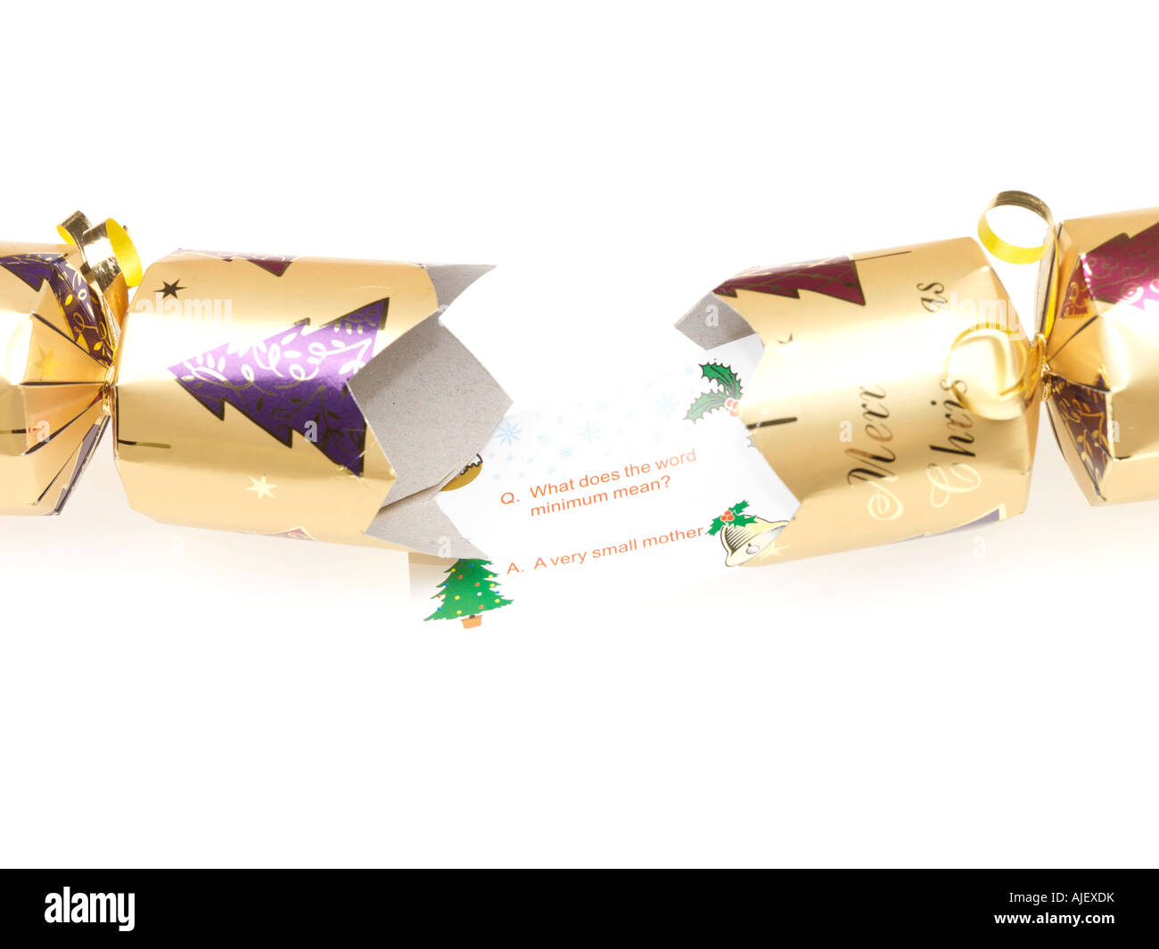 Christmas cracker jokes hi-res stock photography and images - Alamy