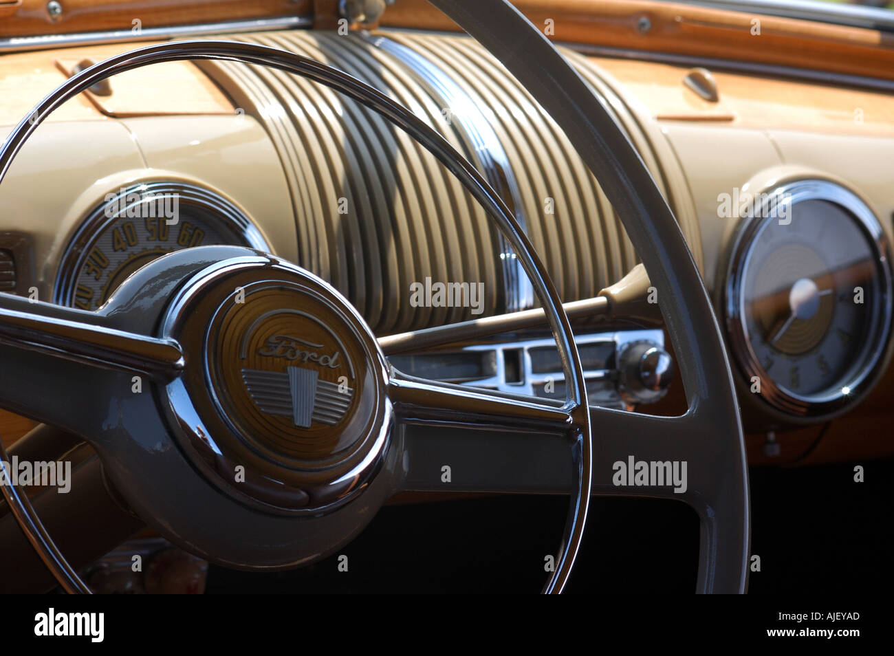 Classic American Car Stock Photo - Alamy