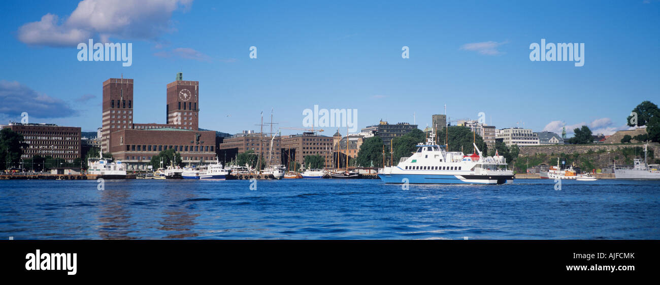 Oslo harbour Stock Photo