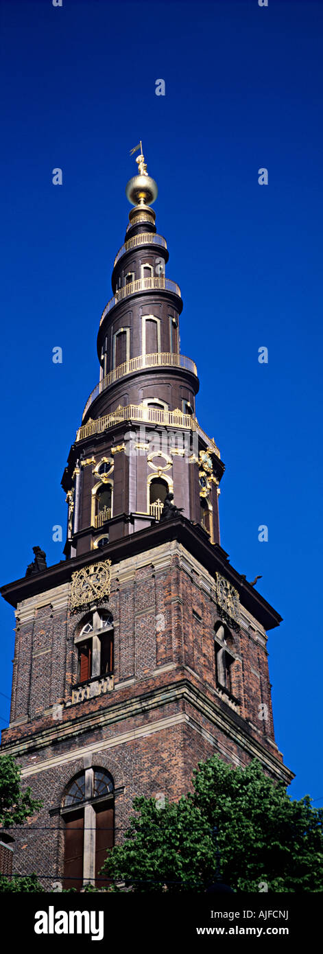 Church of our saviour copenhagen Stock Photo