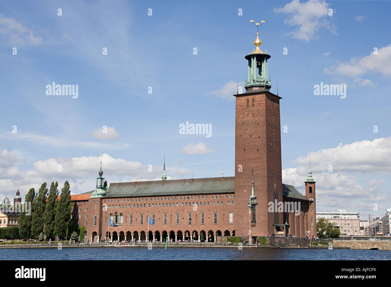 Stockholm city hall Stock Photo