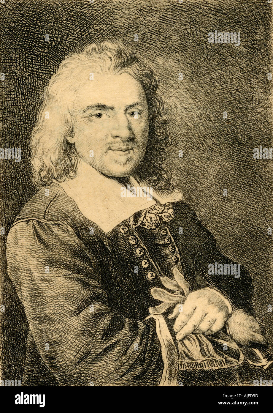 Izaak Walton, 1593 -1683. English biographer. Stock Photo