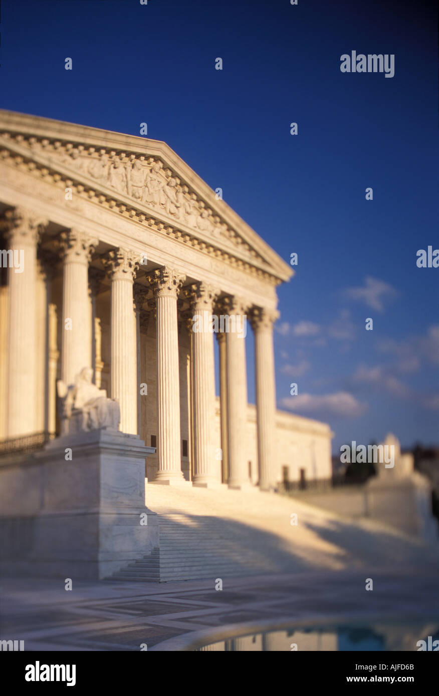 Supreme Court building in Washington D.C. Stock Photo