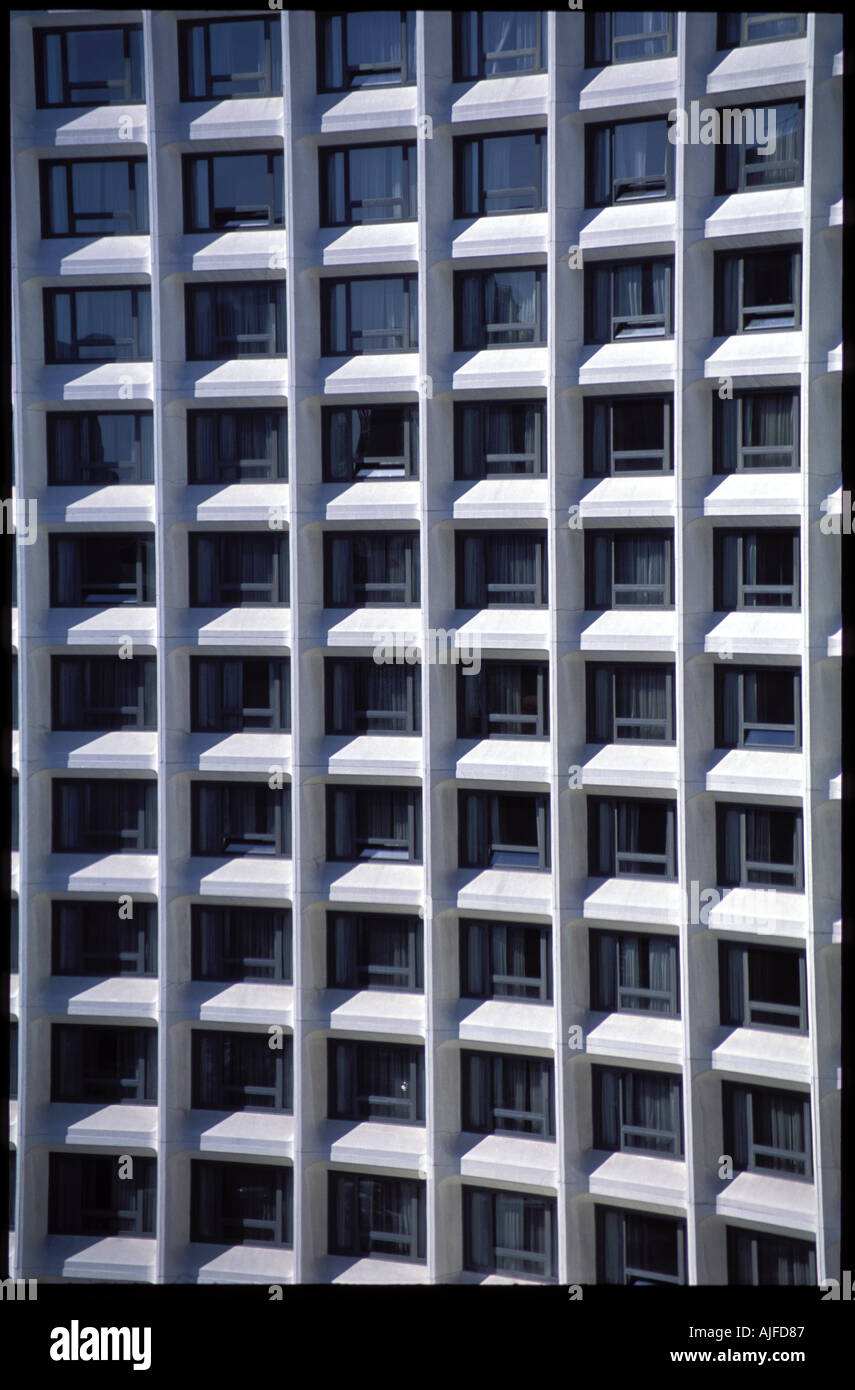 Abstract of Hilton Hotel in Washington D.C. Stock Photo