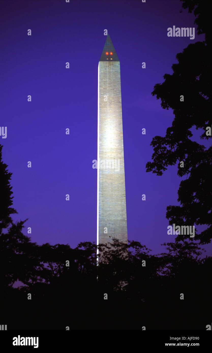 Washington Monument in Washington D.C. Stock Photo