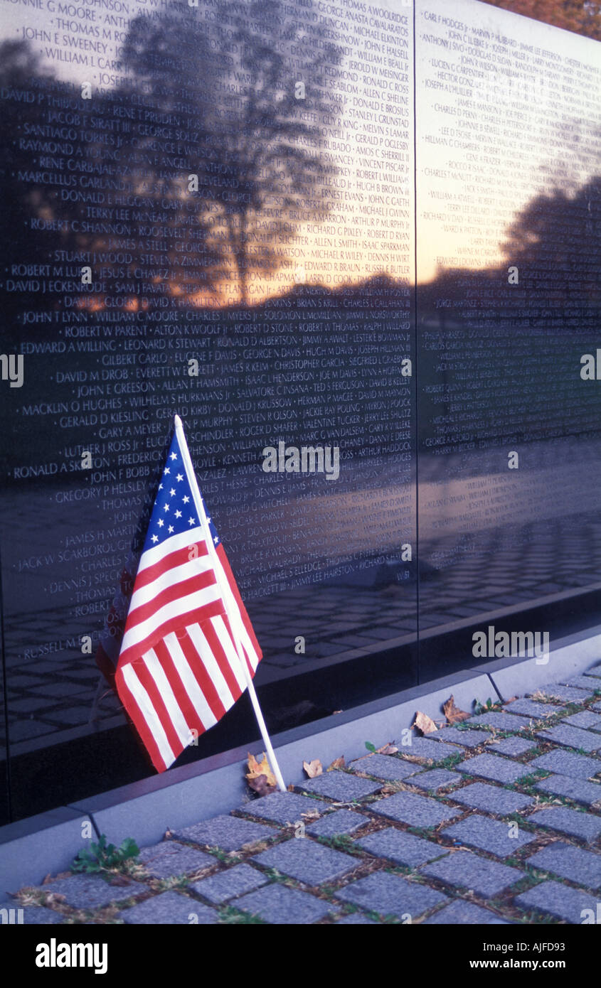 Vietnam Veterans Memorial in Washington, D.C. Stock Photo