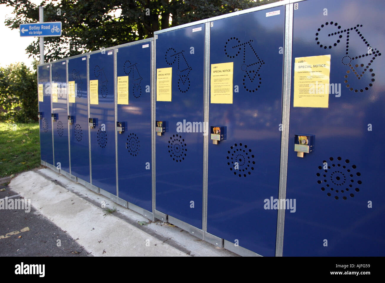 bike lockers
