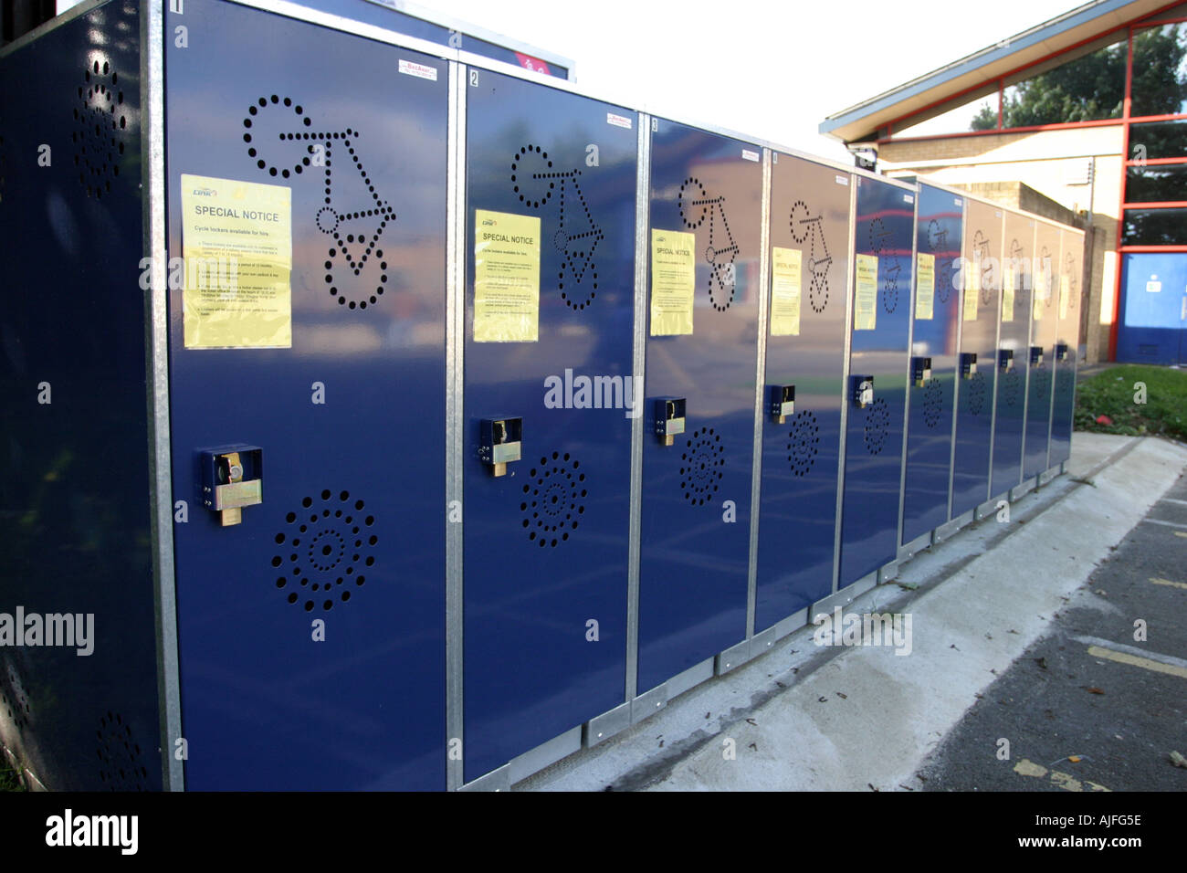 bike lockers