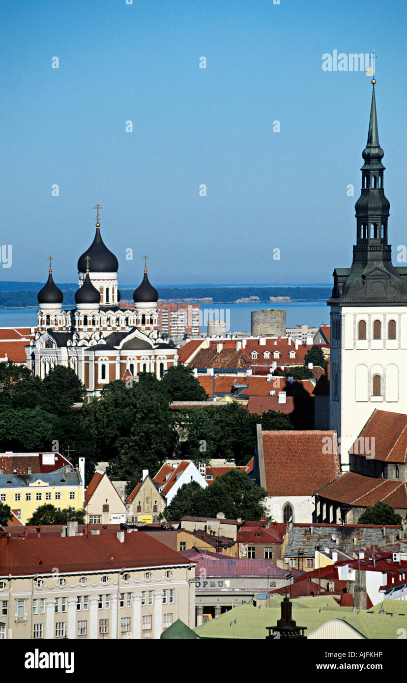 Tallinn cityscape Stock Photo