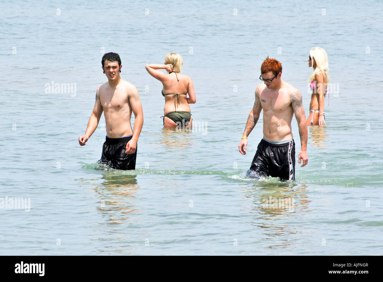 Bronze beach boys hi-res stock photography and images - Alamy