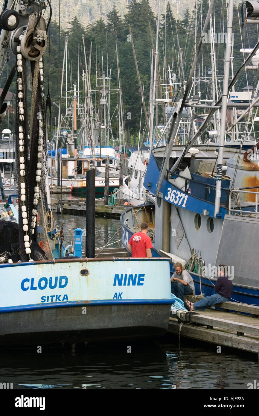 Alaska sitka boats harbor hires stock photography and images Alamy
