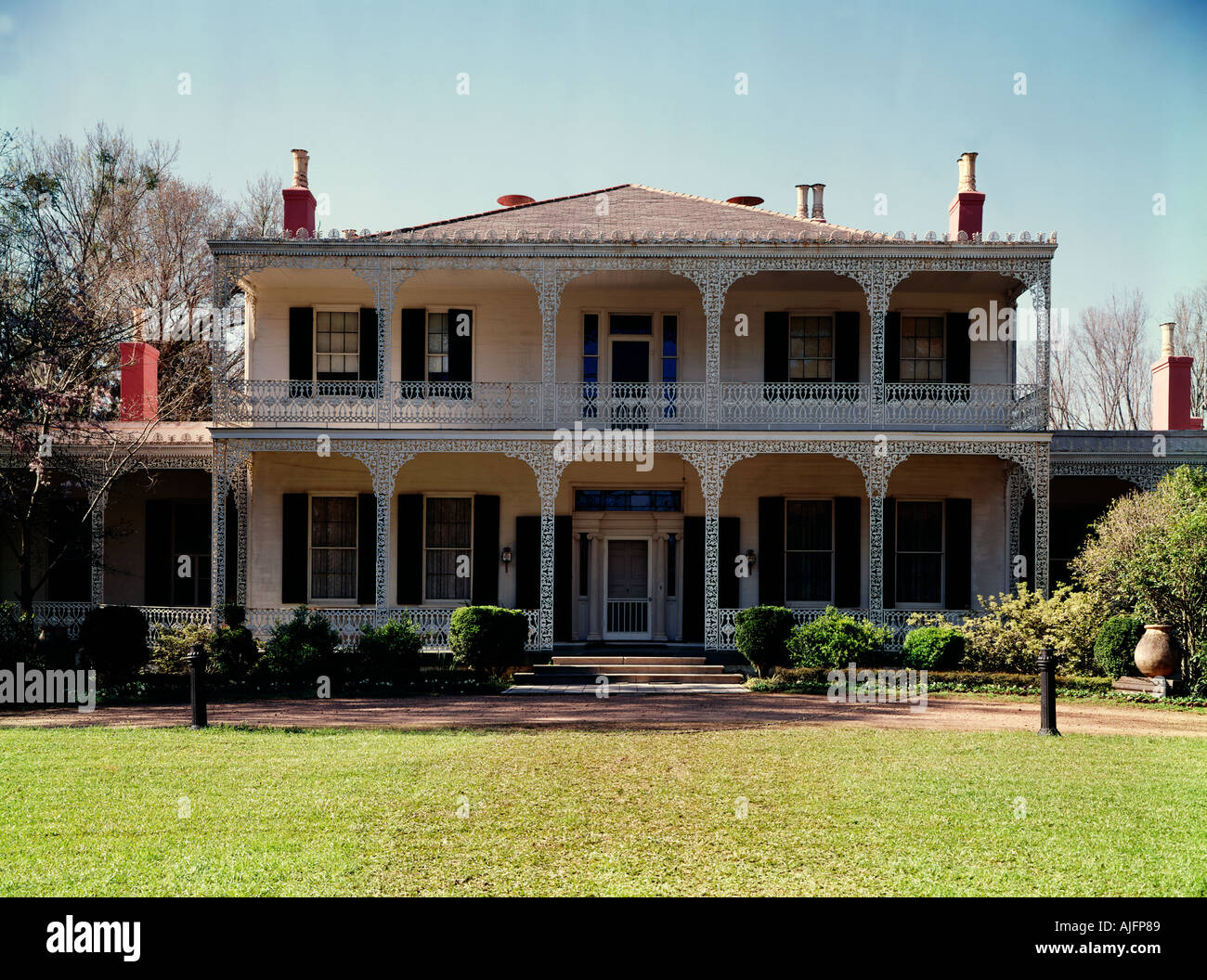 Elms Court Antebellum Mansion is a historic structure in Natchez in