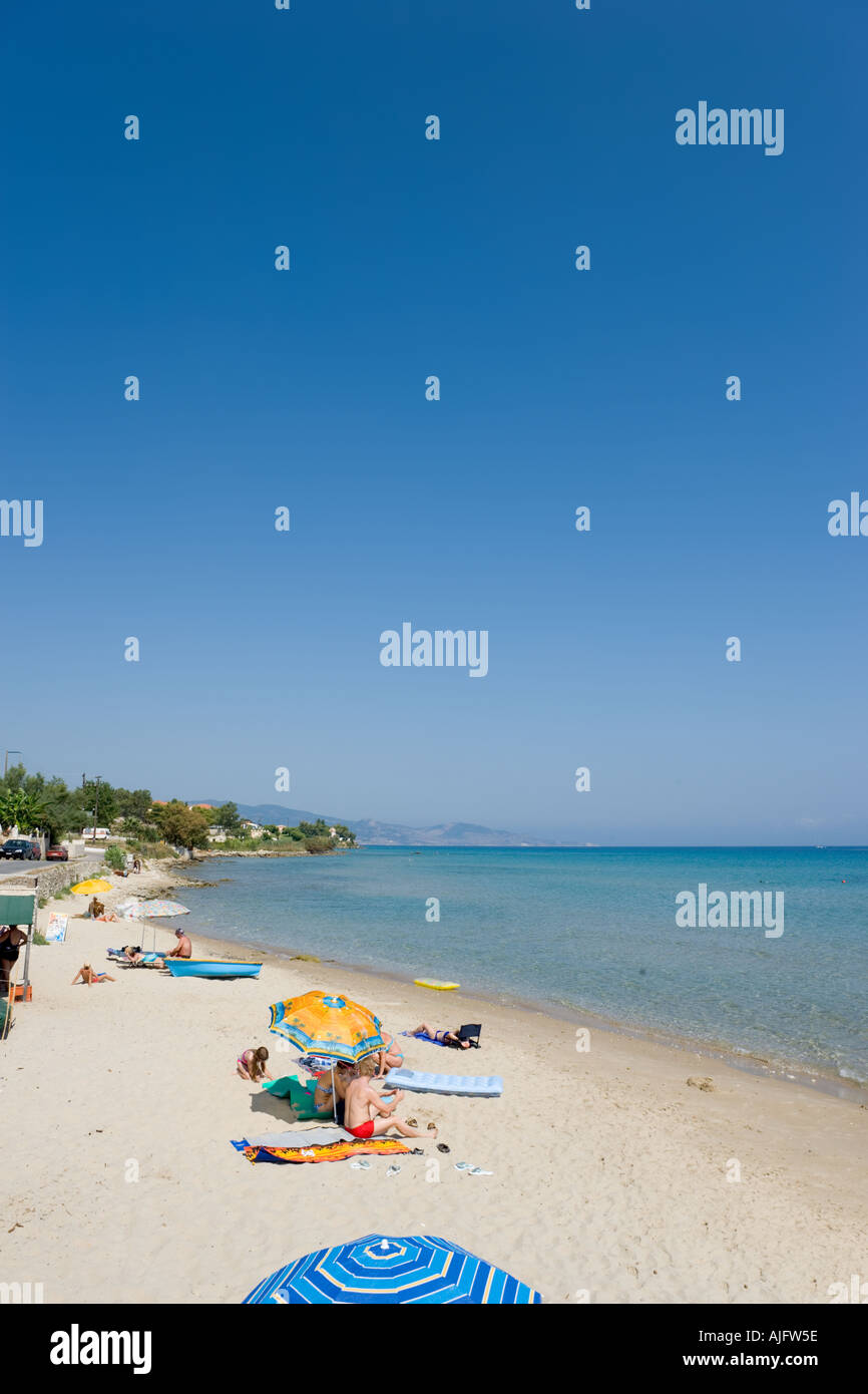 Beach at Amoudi, Zakynthos, Ionian Islands, Greece Stock Photo