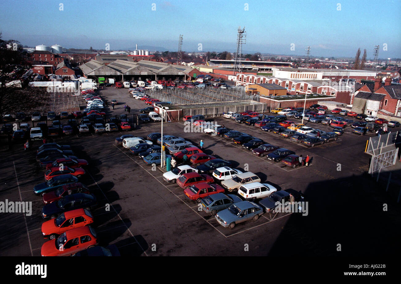 Market Car Park In Hereford Stock Photo Alamy