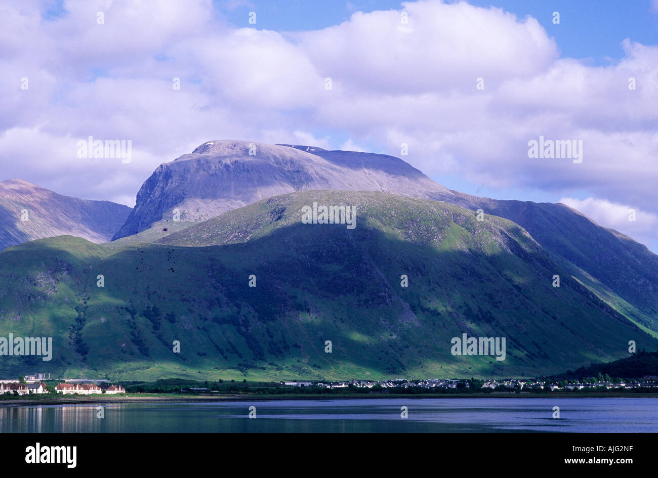 Ben Nevis and Fort William Scotland Stock Photo Alamy
