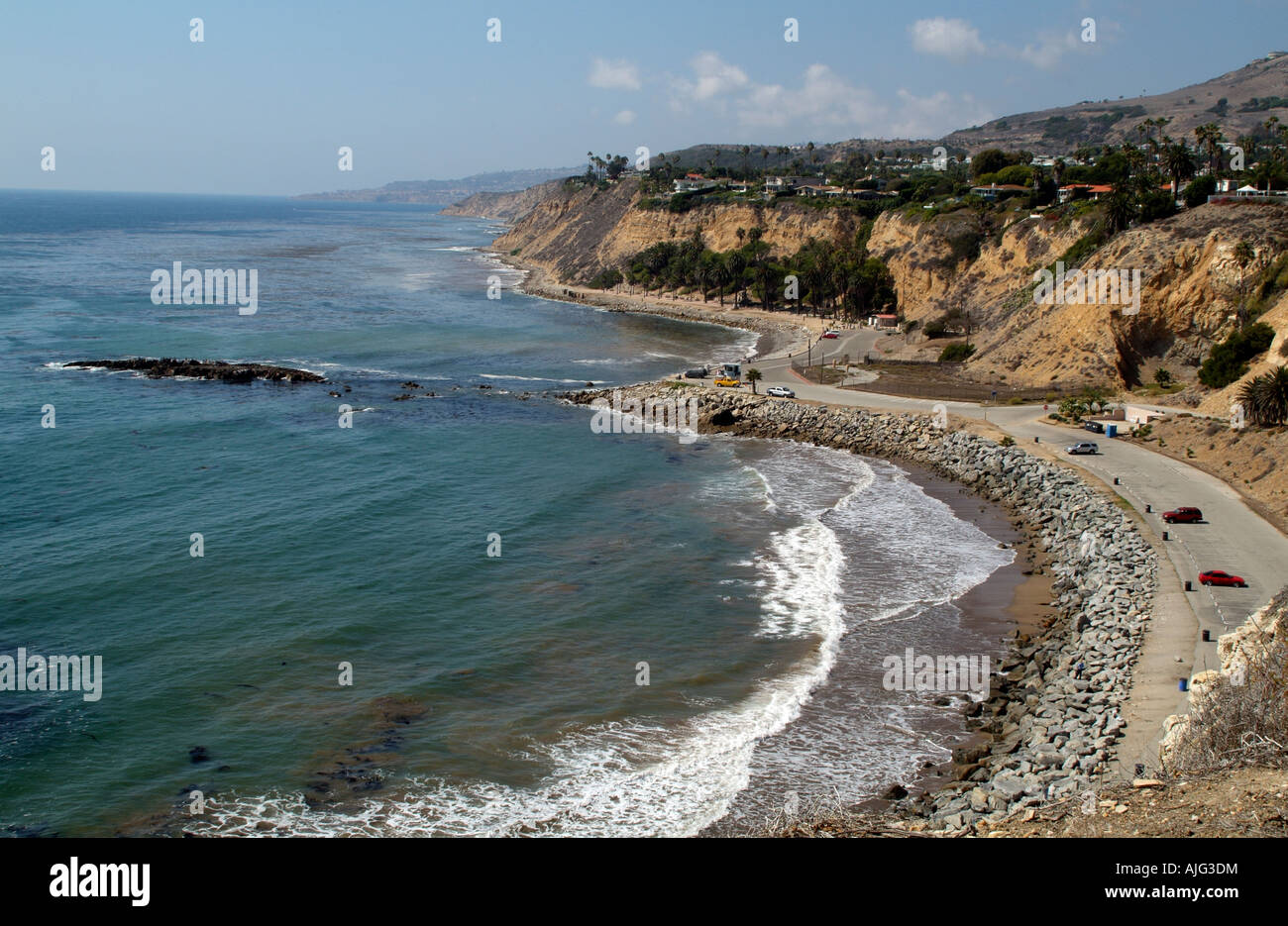 Royal Palms State Beach on Pacific Ocean at San Pedro Southern