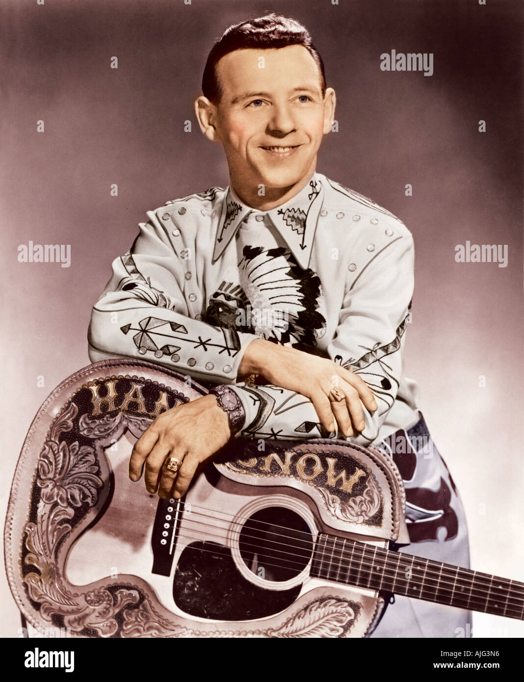 HANK SNOW (1914-1999) US-Canadian Country and Western musician Stock Photo