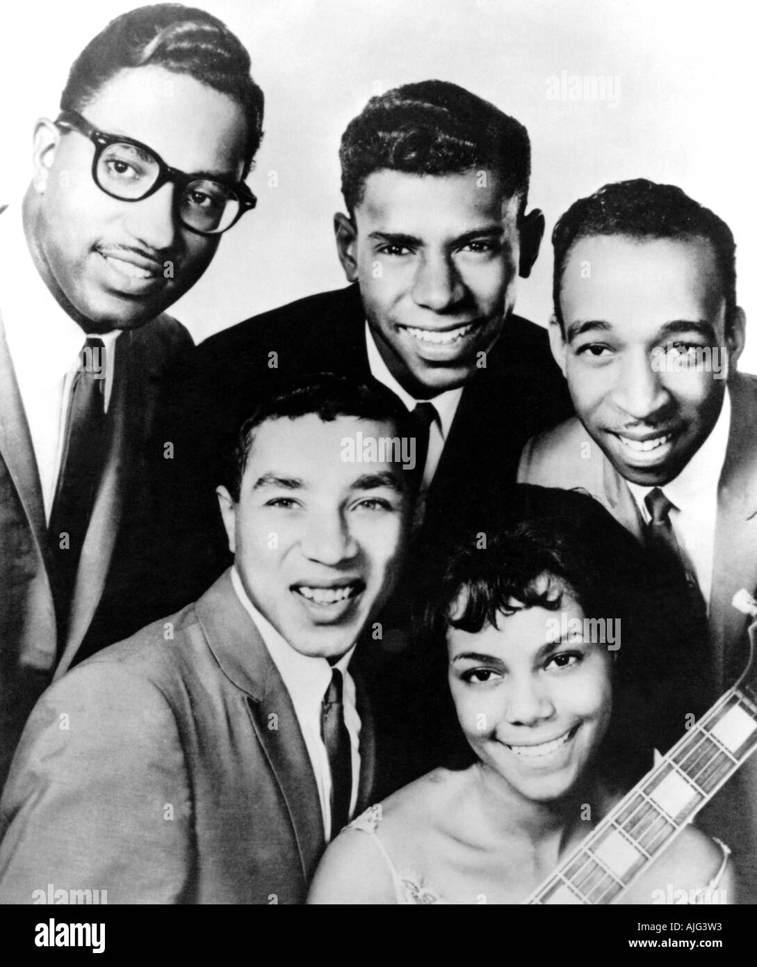 SMOKEY ROBINSON AND THE MIRACLES about 1957 - see Description below Stock Photo