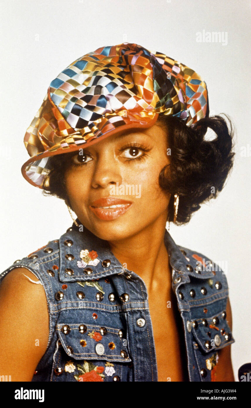 DIANA ROSS US singer about 1973 Stock Photo